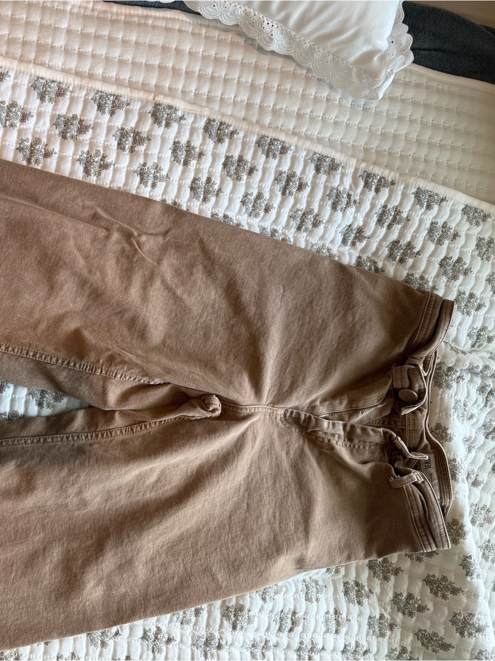 Zara Brown Casual Pants